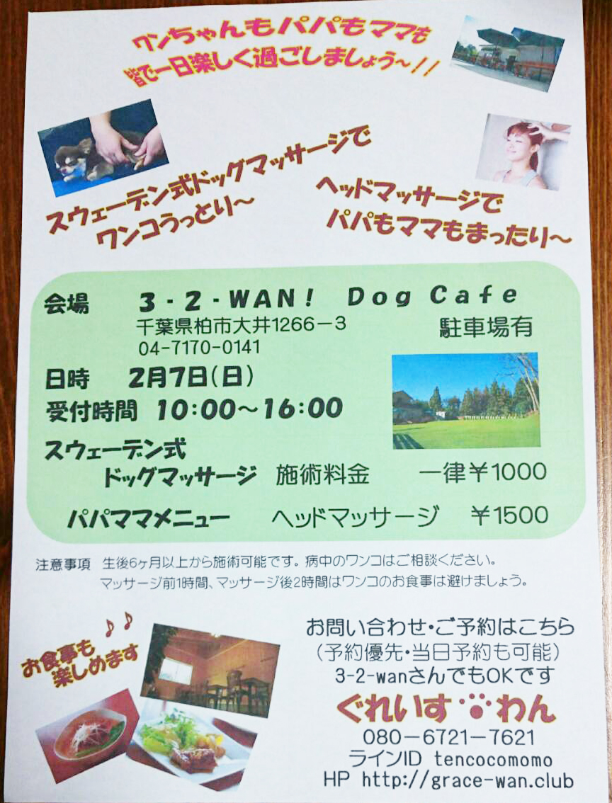 3−2−WAN! Dog cafe